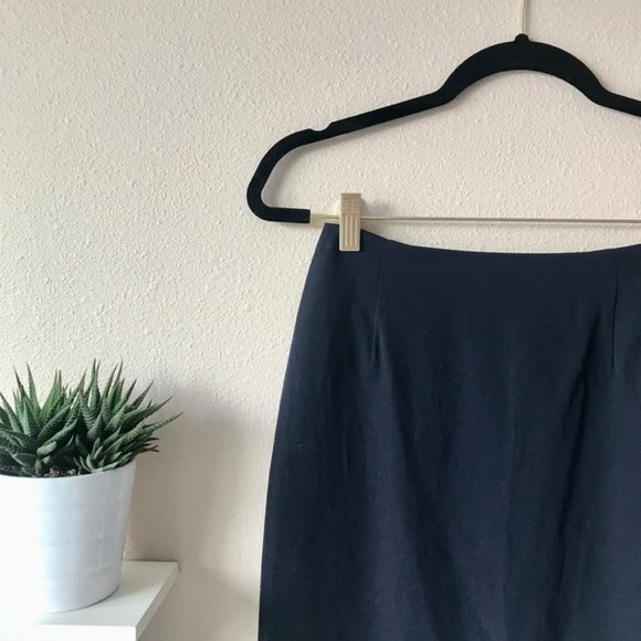 Navy Pencil Skirt - Picture 2 of 5